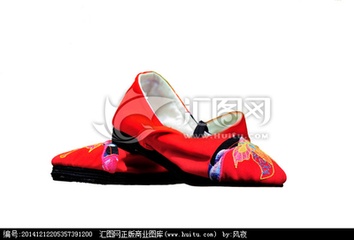 绣花鞋,服饰鞋帽,生活百科,摄影,汇图网www.huitu.com