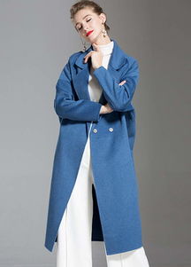 【品牌服装拿货货源欧伊苪诗山羊绒双面羊绒大衣毛呢】- 